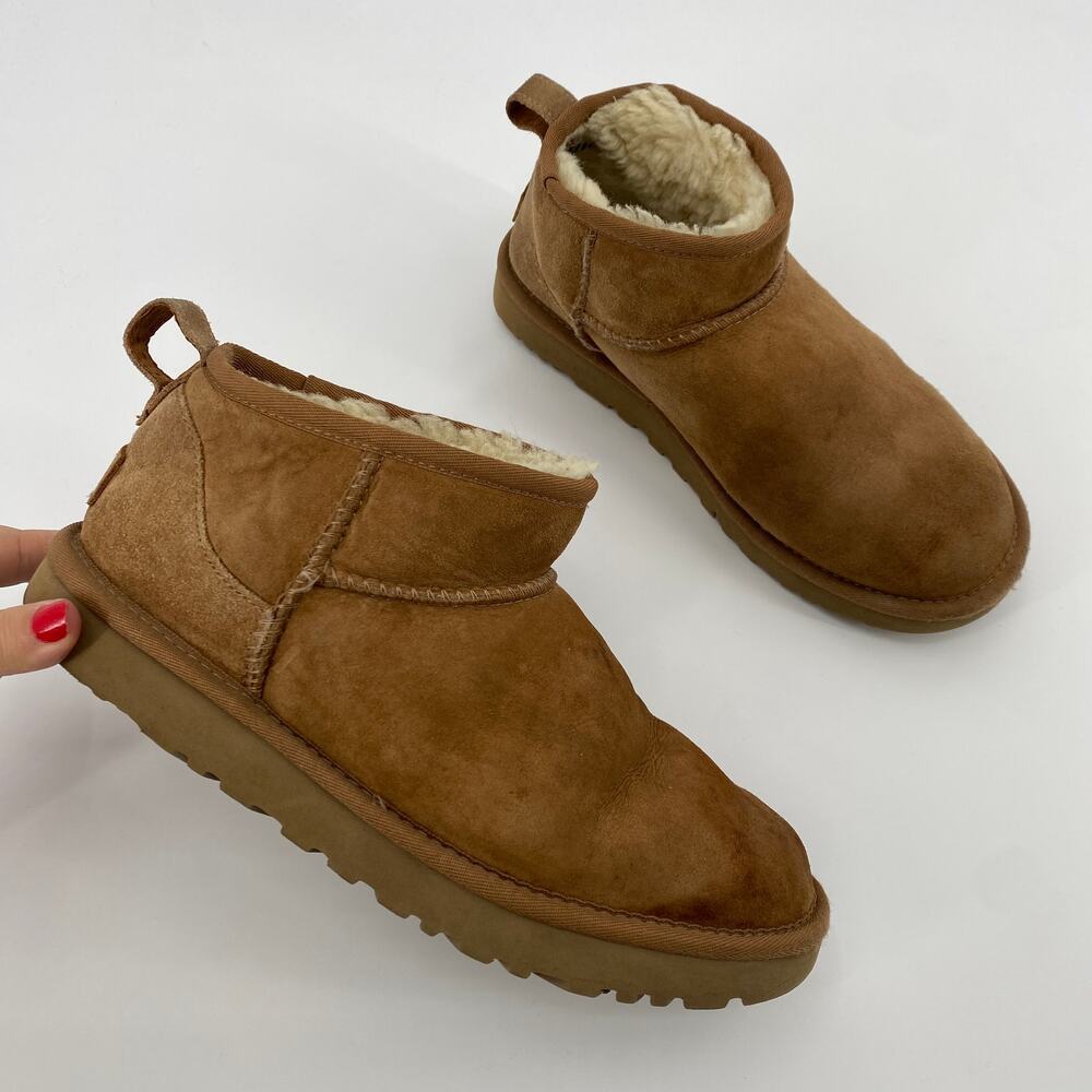 Ugg Chestnut Mini Shearling boots